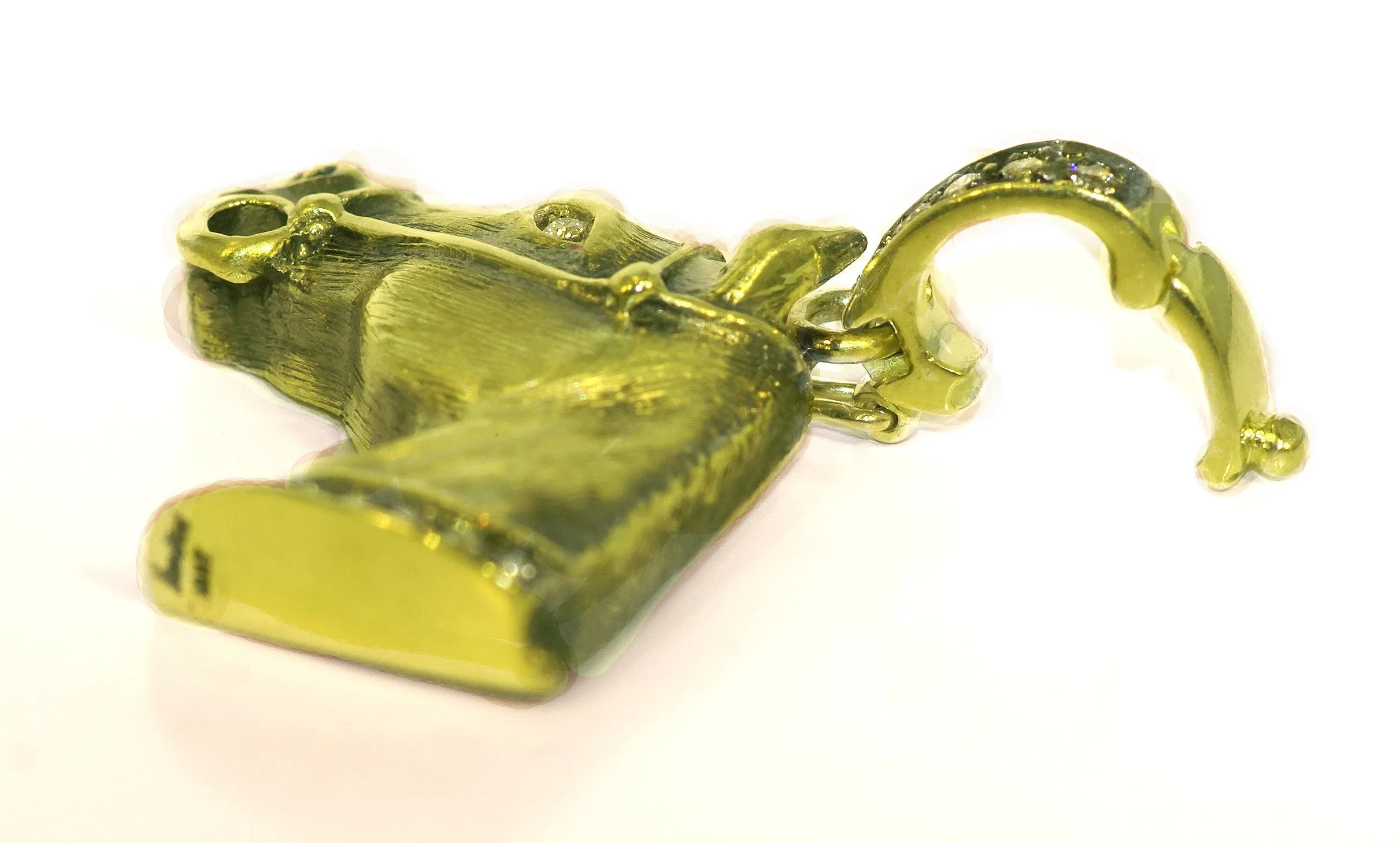 18kt Green Gold Equestrian Charm II