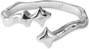 925 Sterling Silver Adjustable Star Stackable Statement Ring for Women Y2K Style ring band Celestial Jewelry