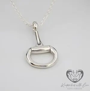 9ct Yellow Half Bit Pendant