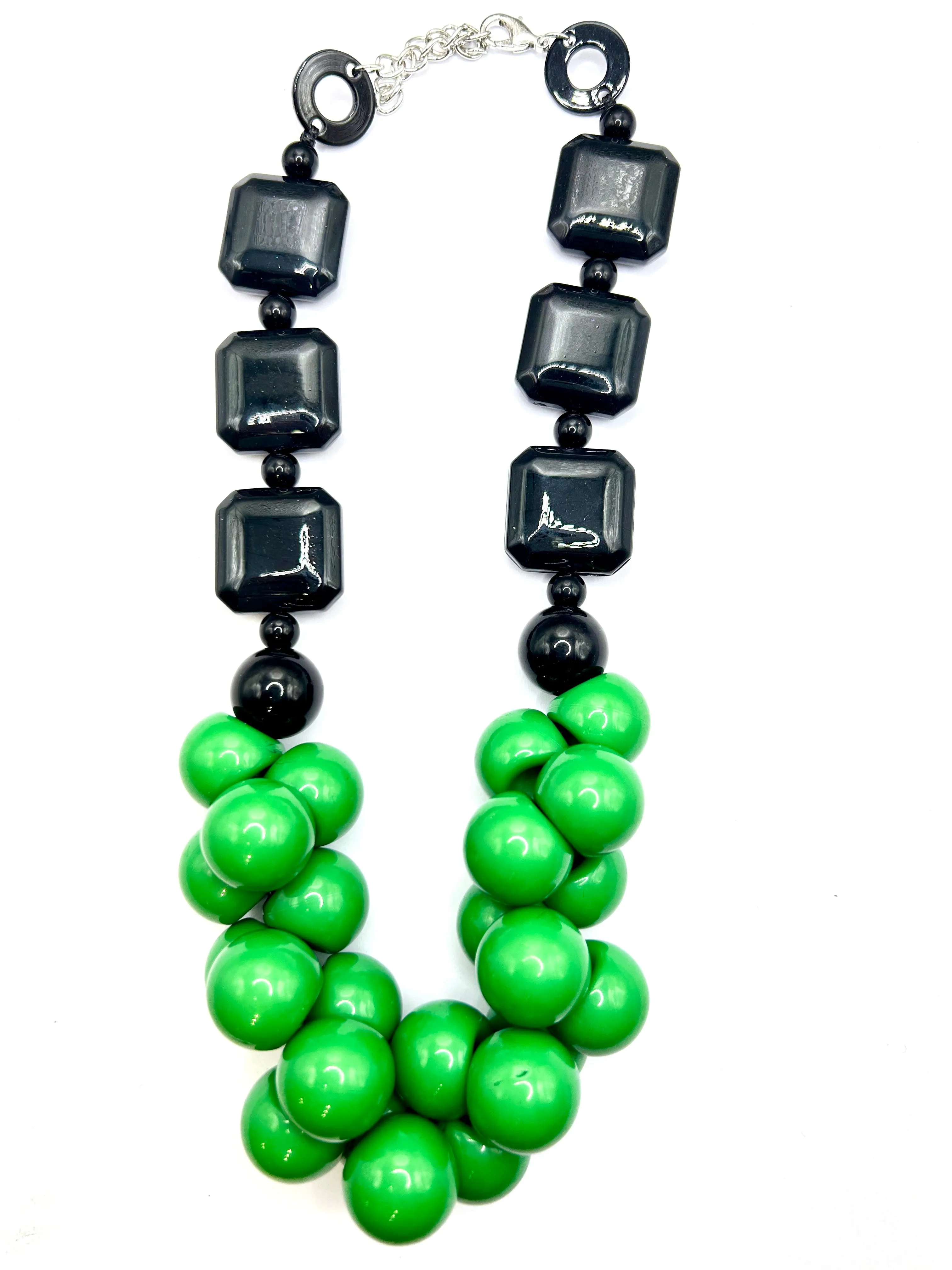 Bubble Gum Beaded Necklace In resin