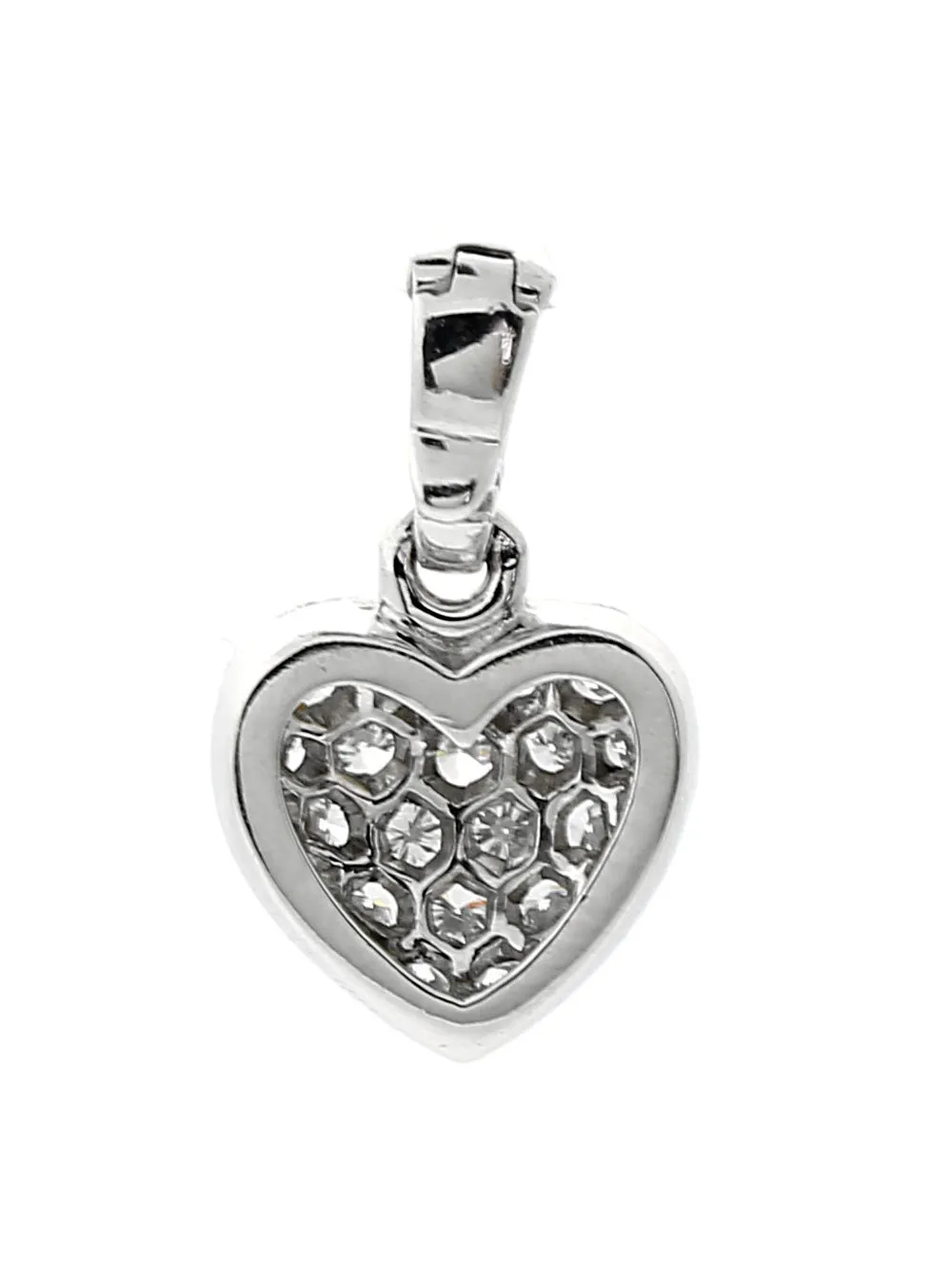 Cartier Diamond Heart Pendant Necklace