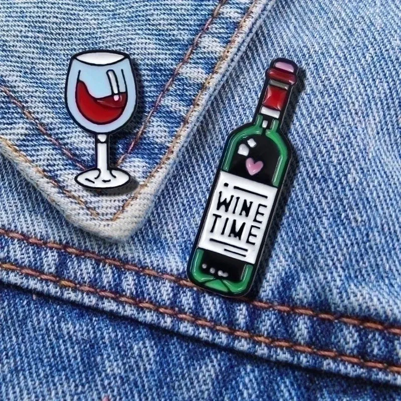 Cute Pin Cartoon Heart Shape Alloy Enamel Unisex Brooches