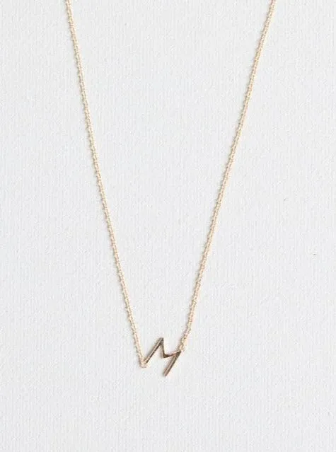 Luxe Initial Necklace - Gold