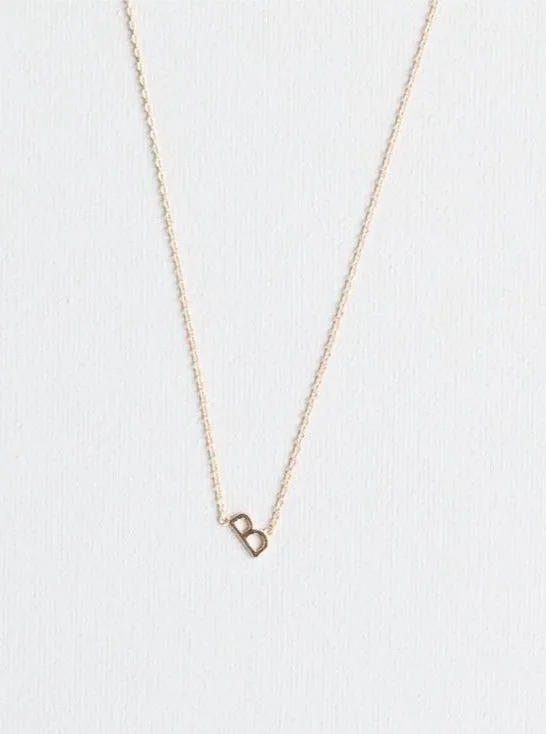 Luxe Initial Necklace - Gold