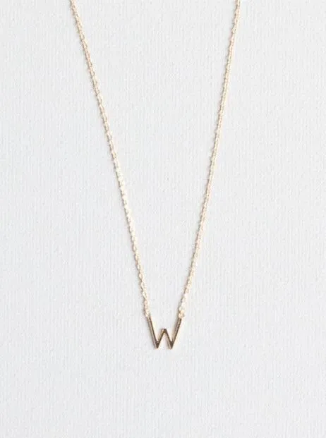 Luxe Initial Necklace - Gold