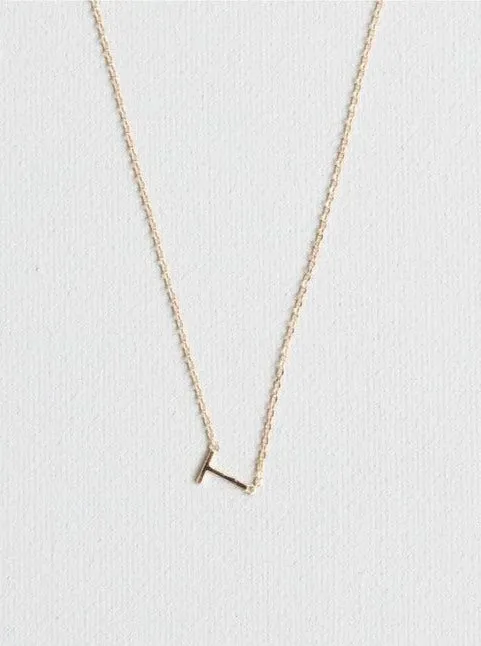 Luxe Initial Necklace - Gold