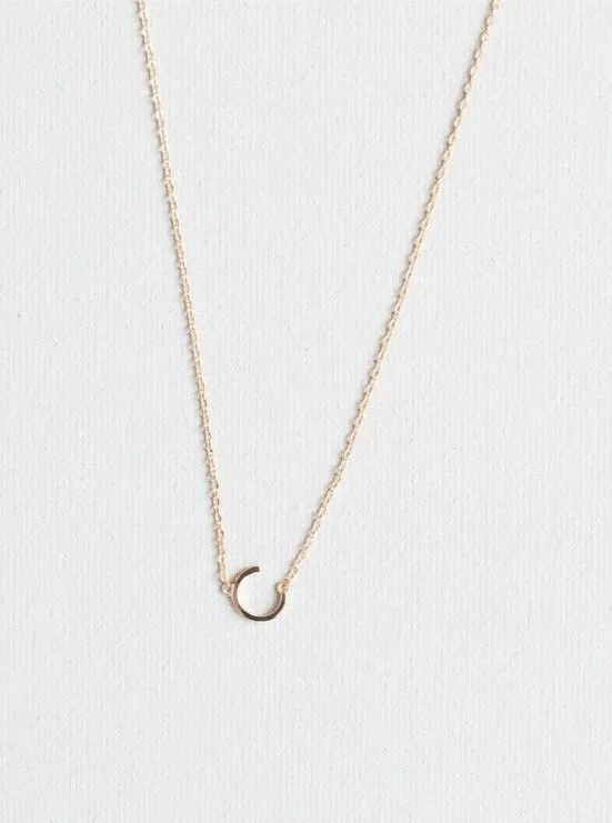 Luxe Initial Necklace - Gold
