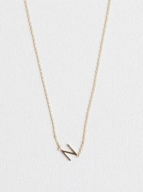 Luxe Initial Necklace - Gold