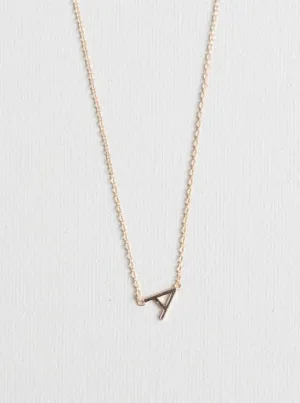 Luxe Initial Necklace - Gold