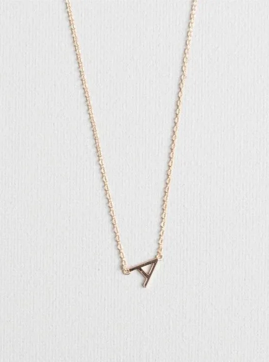 Luxe Initial Necklace - Gold