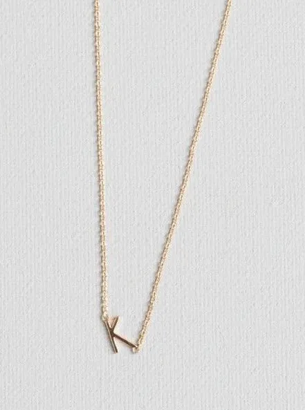 Luxe Initial Necklace - Gold