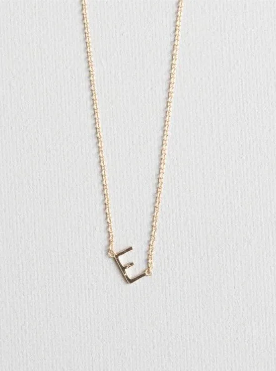 Luxe Initial Necklace - Gold