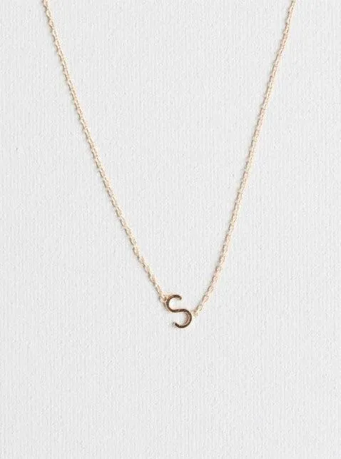 Luxe Initial Necklace - Gold