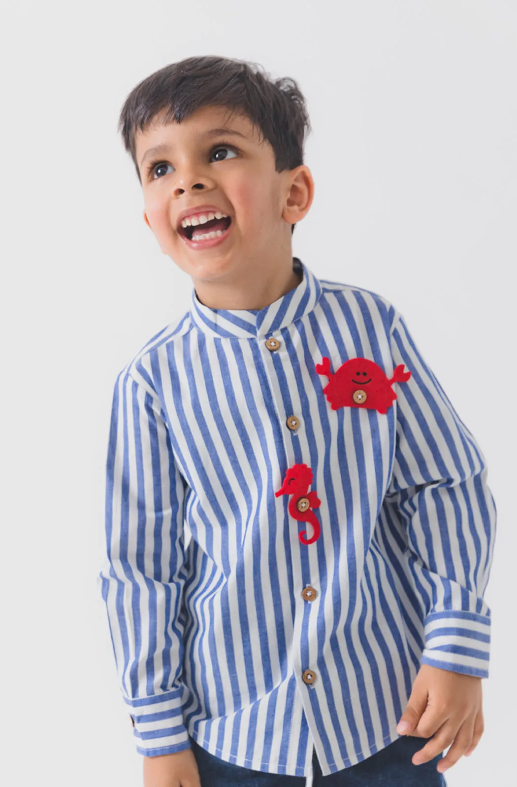 Sea-scape Shirt - Blue