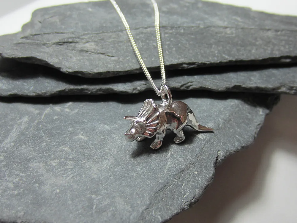 triceratops pendant